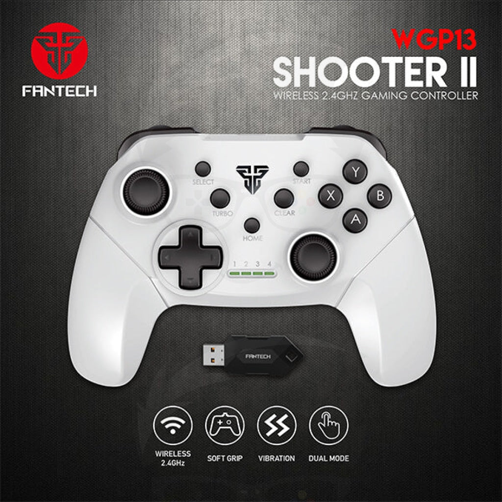 FANTECH SHOOTER II WGP13 GAMING CONTROLLER ( BLUE / WHITE ) FANTECH SHOOTER II WGP13 GAMING CONTROLLER ( BLUE / WHITE )
